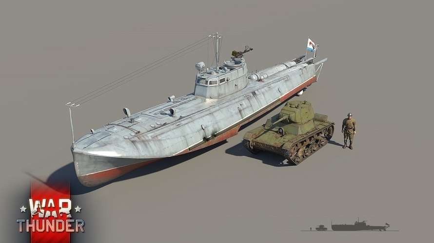 G5 Boat russian war thunder game 3D Print 257673 G5 Boat russian war thunder game 3D Print 257673