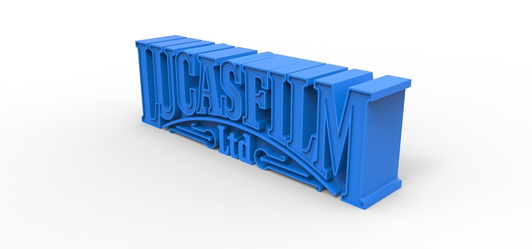 3D printable LUCASFILM emblem 3D Print 257716 3D printable LUCASFILM emblem 3D Print 257716