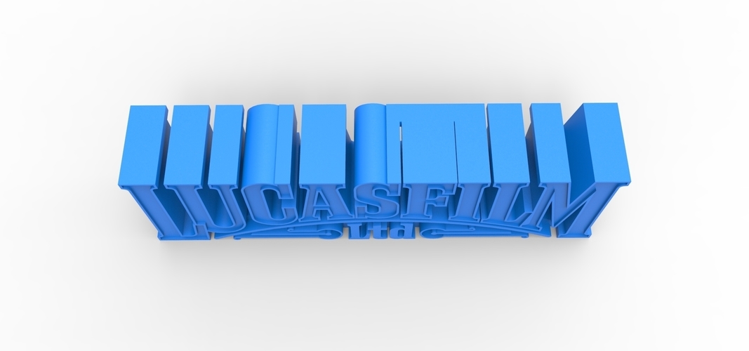 3D printable LUCASFILM emblem 3D Print 257721 3D printable LUCASFILM emblem 3D Print 257721