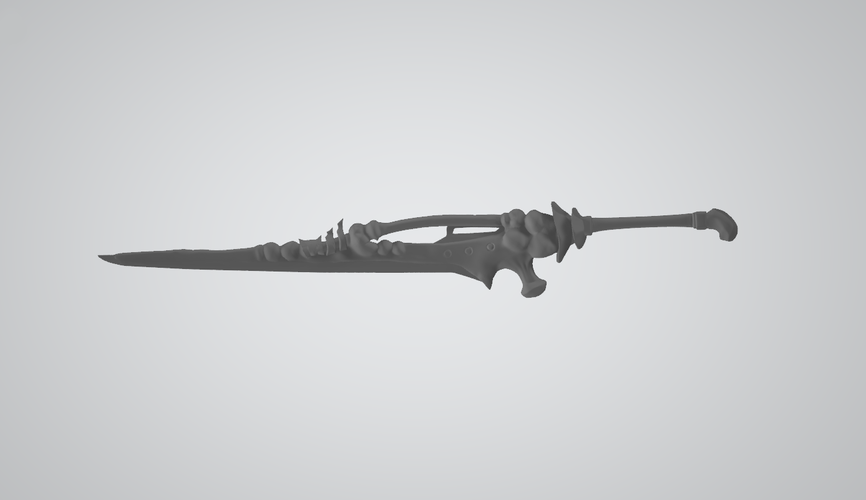 Fate GO Ibaraki Douji bone sword 3D print model 3D Print 257724