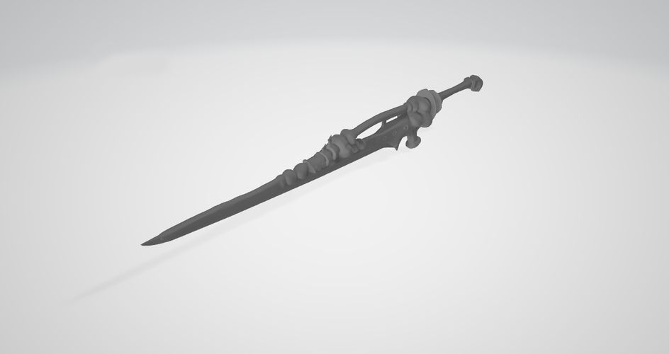 Fate GO Ibaraki Douji bone sword 3D print model 3D Print 257725