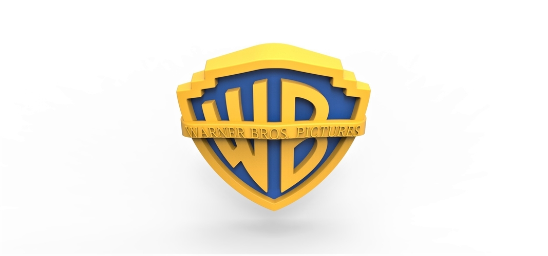 3D printable Warner Bros. Pictures logo 3D Print 257802 3D printable Warner Bros. Pictures logo 3D Print 257802