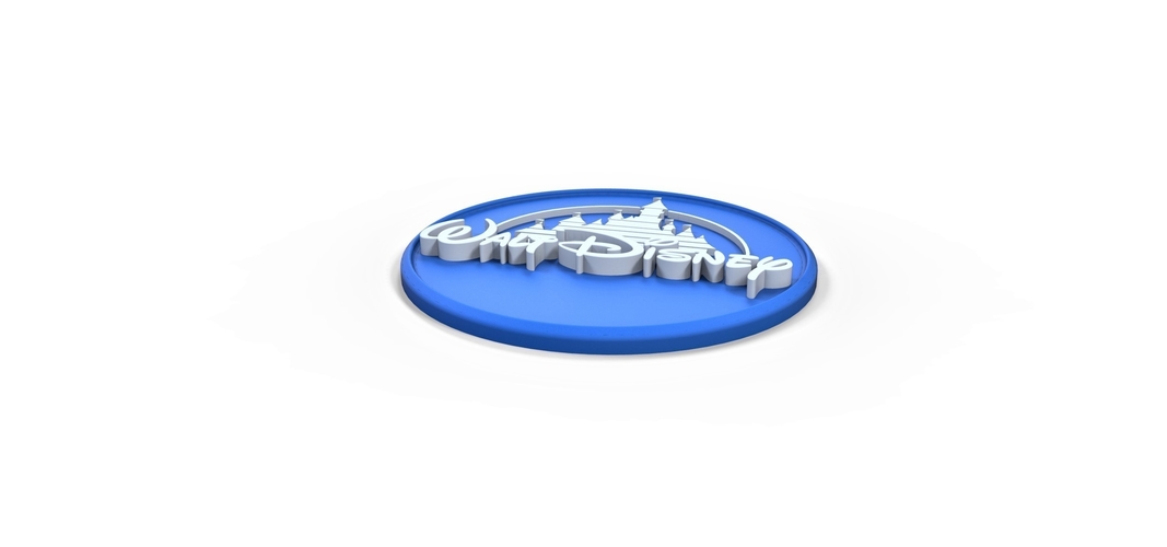 3D printable Walt Disney logo 3D Print 257828 3D printable Walt Disney logo 3D Print 257828