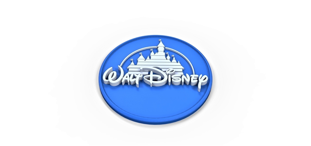 3D printable Walt Disney logo 3D Print 257830 3D printable Walt Disney logo 3D Print 257830