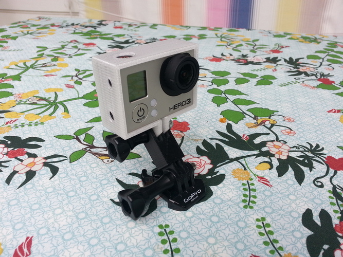 GoPro straight mount 35mm c/c 3D Print 25795