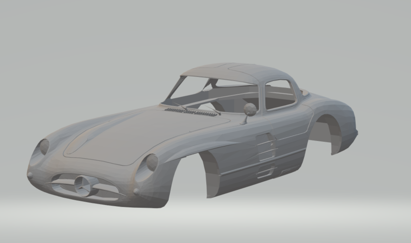 mercedes 300slr 3D Print 258017 mercedes 300slr 3D Print 258017