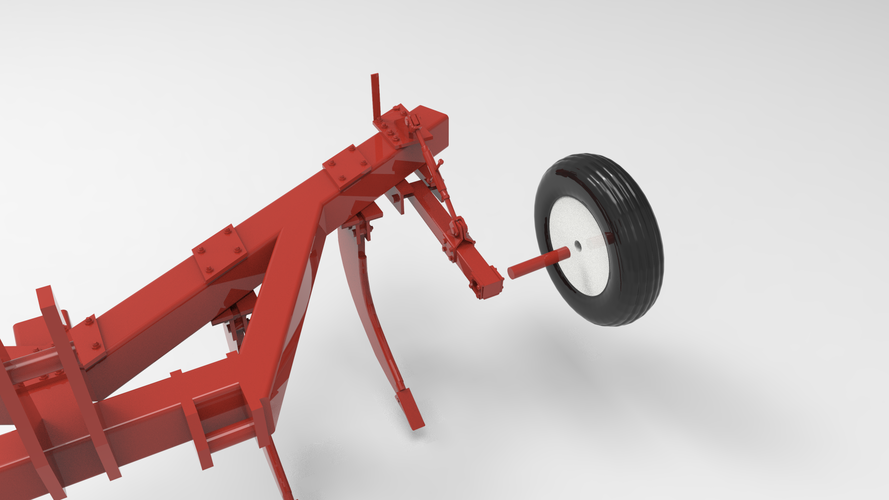 RÁBA ML - Cultivator - Scale 1/35 3D Print 258124 RÁBA ML - Cultivator - Scale 1/35 3D Print 258124