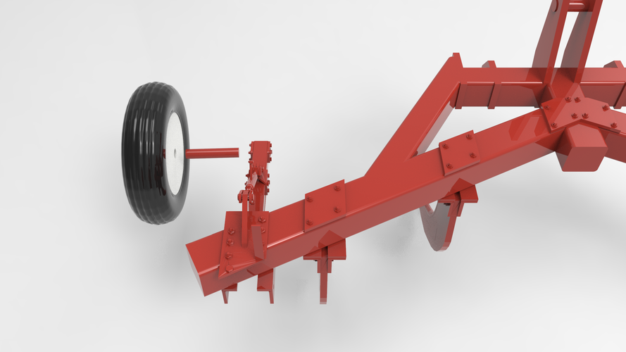 RÁBA ML - Cultivator - Scale 1/35 3D Print 258127 RÁBA ML - Cultivator - Scale 1/35 3D Print 258127