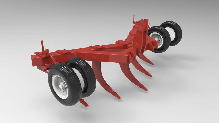RÁBA ML - Cultivator - Scale 1/35 3D Print 258130 RÁBA ML - Cultivator - Scale 1/35 3D Print 258130