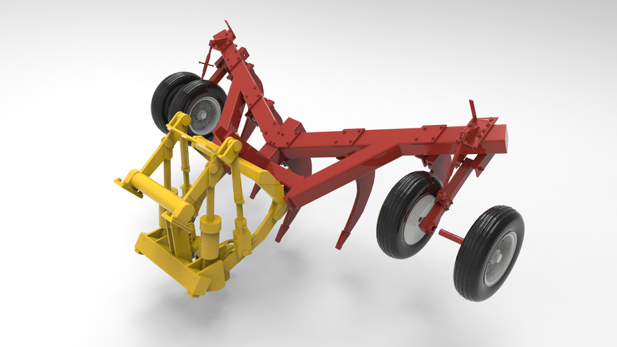 RÁBA ML - Cultivator - Scale 1/35 3D Print 258131 RÁBA ML - Cultivator - Scale 1/35 3D Print 258131