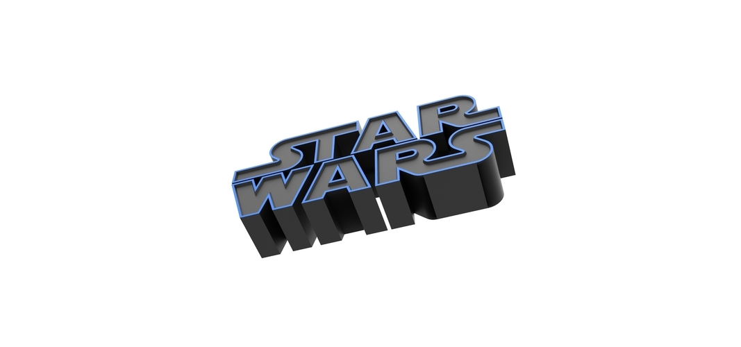 3D printable Star Wars logo 3D Print 258204 3D printable Star Wars logo 3D Print 258204