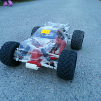 Small OpenRC 1:10 4WD Truggy Concept RC Car 3D Printing 25822