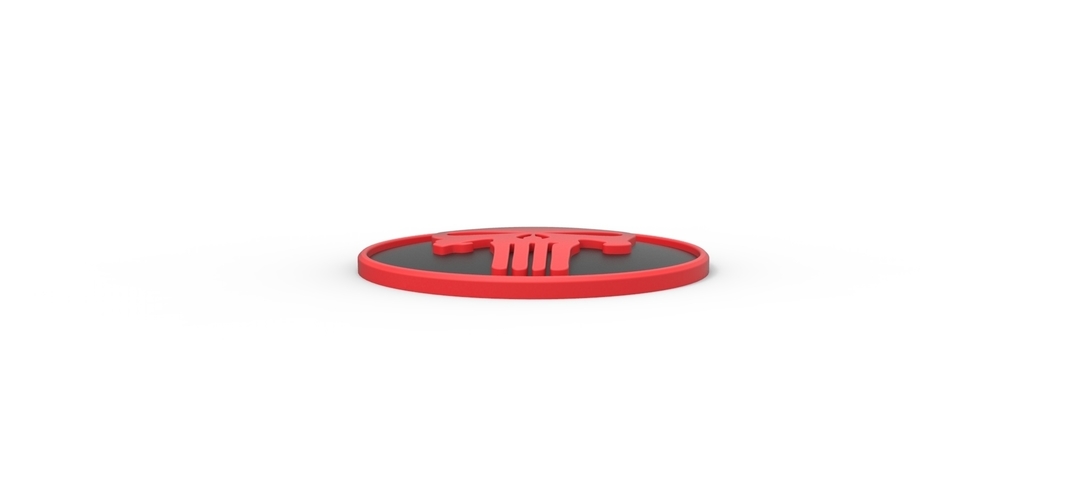 3D printable Punisher emblem 3D Print 258304 3D printable Punisher emblem 3D Print 258304
