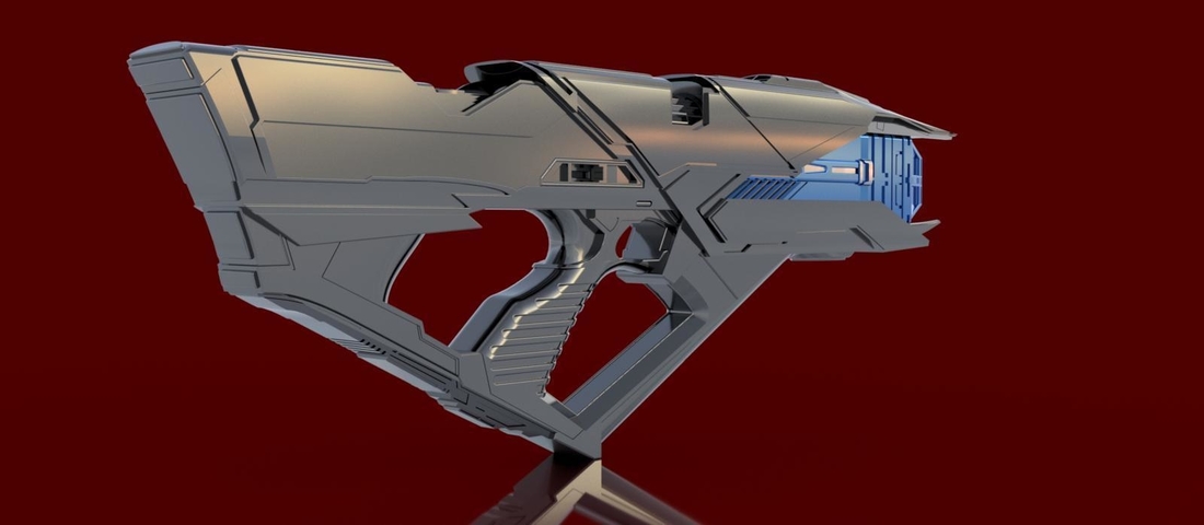 Star Trek Into Darkness Vengeance Phaser Rifle 3D Print 258380 Star Trek Into Darkness Vengeance Phaser Rifle 3D Print 258380