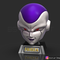 Small Frieza Head - frieza Mask - Dragon ball cosplay/Decor 3D Printing 258395