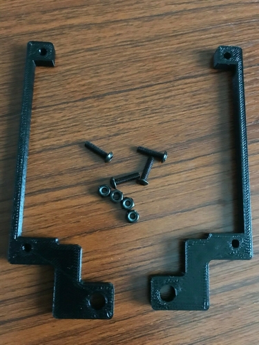 5-inch screen mount for Fanatec wheel bases 3D Print 258488 5-inch screen mount for Fanatec wheel bases 3D Print 258488