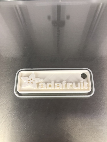 Adafruit keychain 3D Print 258549 Adafruit keychain 3D Print 258549