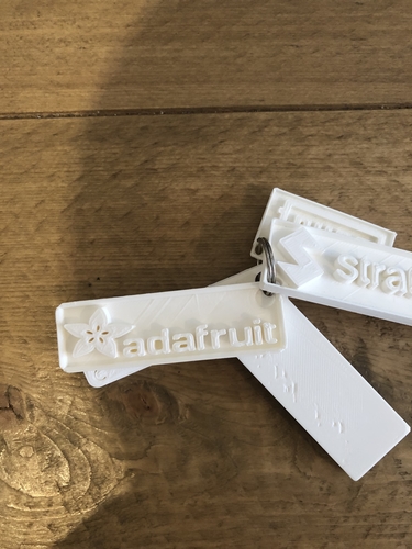 Adafruit keychain 3D Print 258551 Adafruit keychain 3D Print 258551