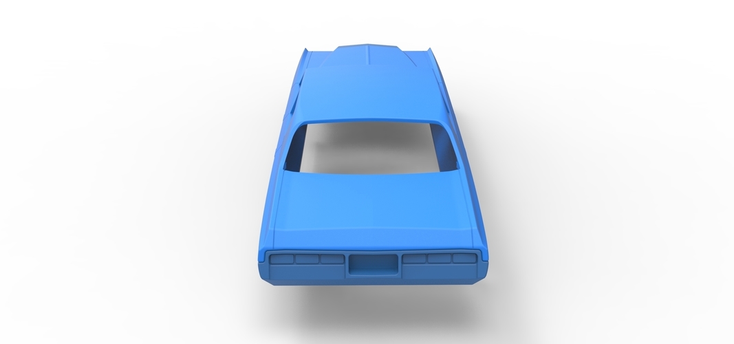 Diecast shell Chevrolet Impala 1972 4 doors Scale 1 to 24 3D Print 258619 Diecast shell Chevrolet Impala 1972 4 doors Scale 1 to 24 3D Print 258619
