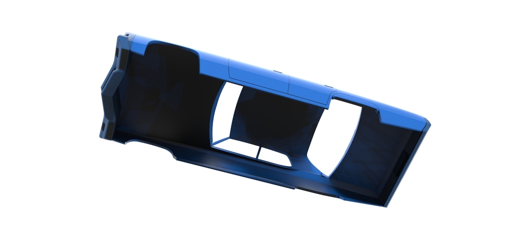 Diecast shell Chevrolet Impala 1972 4 doors Scale 1 to 24 3D Print 258621 Diecast shell Chevrolet Impala 1972 4 doors Scale 1 to 24 3D Print 258621