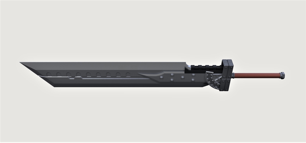 Fusion Sword from Final Fantasy VII 3D Print 258727 Fusion Sword from Final Fantasy VII 3D Print 258727