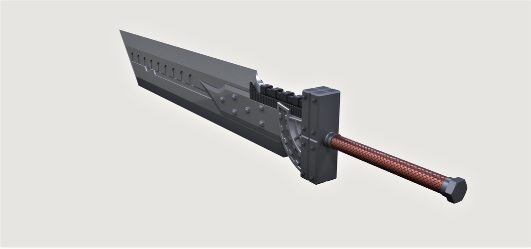 Fusion Sword from Final Fantasy VII 3D Print 258731 Fusion Sword from Final Fantasy VII 3D Print 258731