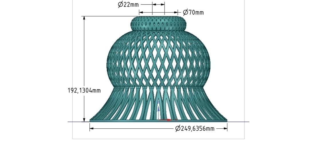 Lights Lampshade v18 for real 3D printing  3D Print 258809