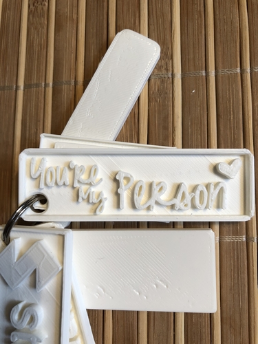 Lovely keychain 3D Print 258816 Lovely keychain 3D Print 258816