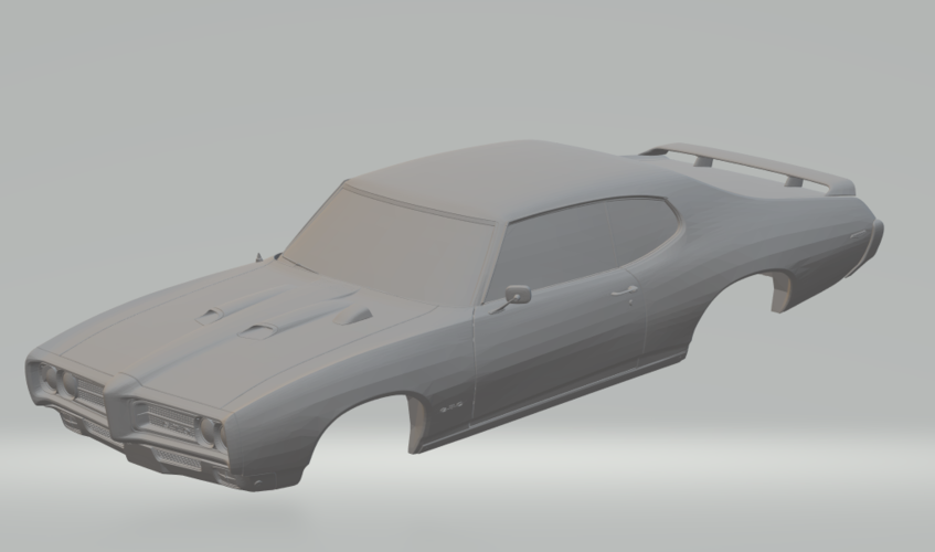 Pontiac GTO TheJudge 69 3D Print 258863 Pontiac GTO TheJudge 69 3D Print 258863