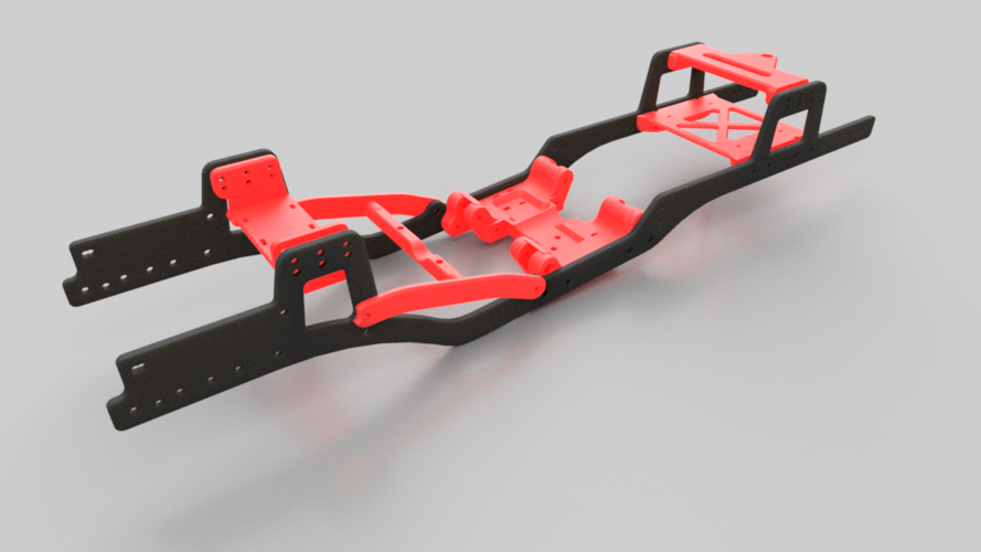 ToyZiki v1 SCX10.2 Two Speed Adaptation 3D Print 259081 ToyZiki v1 SCX10.2 Two Speed Adaptation 3D Print 259081