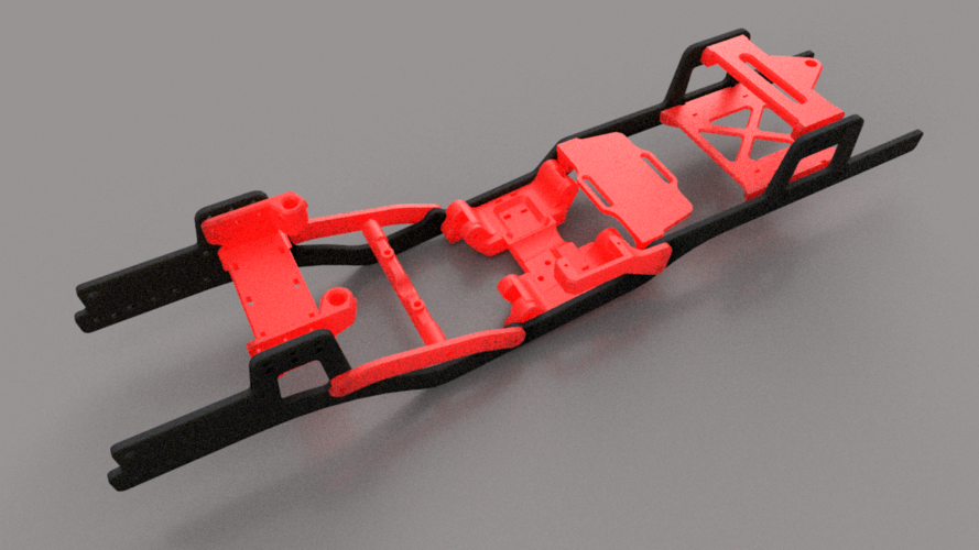 ToyZiki v1 SCX10.2 Two Speed Adaptation 3D Print 259083 ToyZiki v1 SCX10.2 Two Speed Adaptation 3D Print 259083