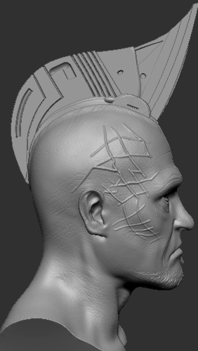 Yondu Udonta Bust (Guardians of the Galaxy) 3D Print 259181 Yondu Udonta Bust (Guardians of the Galaxy) 3D Print 259181