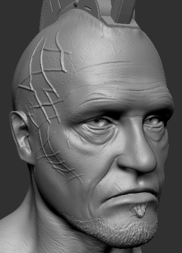 Yondu Udonta Bust (Guardians of the Galaxy) 3D Print 259182 Yondu Udonta Bust (Guardians of the Galaxy) 3D Print 259182