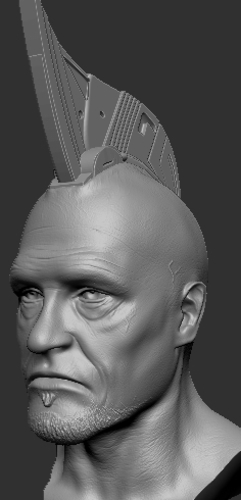 Yondu Udonta Bust (Guardians of the Galaxy) 3D Print 259187 Yondu Udonta Bust (Guardians of the Galaxy) 3D Print 259187