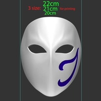Small Vega Mask - Street Fighter Cosplay 3D print model 3D Printing 259230