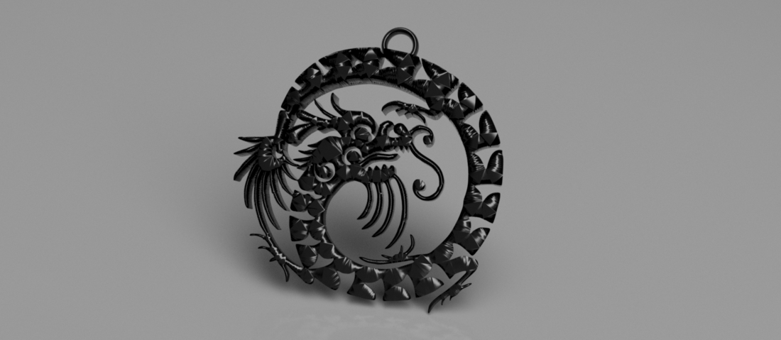 Celtic Dragon earrings 3D Print 259351 Celtic Dragon earrings 3D Print 259351