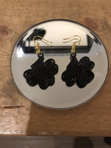 Celtic knot earring 3D Print 259369 Celtic knot earring 3D Print 259369