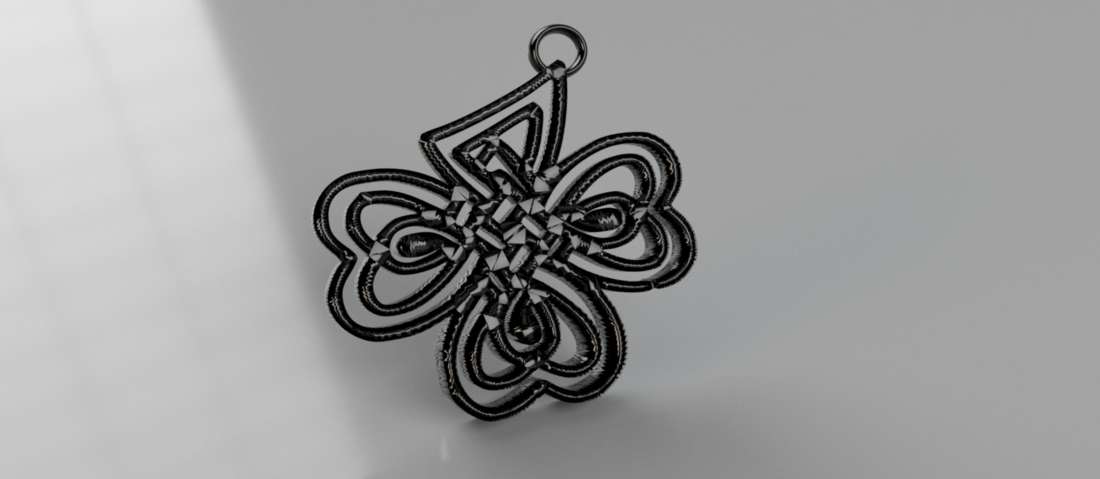 Celtic knot earring 3D Print 259370 Celtic knot earring 3D Print 259370