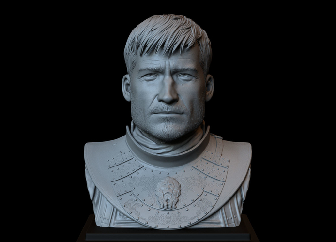 Jaime Lannister, Game Of Thrones Portrait, Bust, 200mm 3D Print 259388 Jaime Lannister, Game Of Thrones Portrait, Bust, 200mm 3D Print 259388