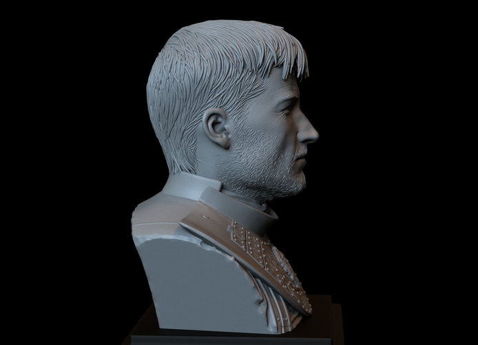 Jaime Lannister, Game Of Thrones Portrait, Bust, 200mm 3D Print 259392 Jaime Lannister, Game Of Thrones Portrait, Bust, 200mm 3D Print 259392