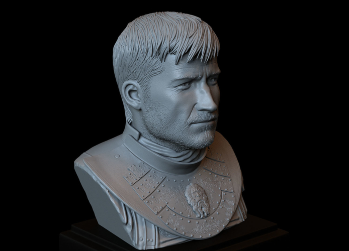 Jaime Lannister, Game Of Thrones Portrait, Bust, 200mm 3D Print 259393 Jaime Lannister, Game Of Thrones Portrait, Bust, 200mm 3D Print 259393