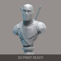 1/10 Scale Deadpool Bust - Thumbnail 5
