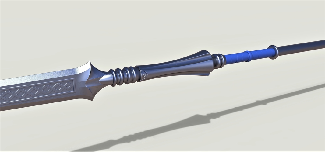 Spear from the game Fire Emblem Three Houses 3D Print 259587 Spear from the game Fire Emblem Three Houses 3D Print 259587