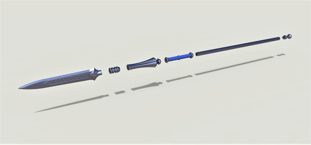 Spear from the game Fire Emblem Three Houses 3D Print 259592 Spear from the game Fire Emblem Three Houses 3D Print 259592