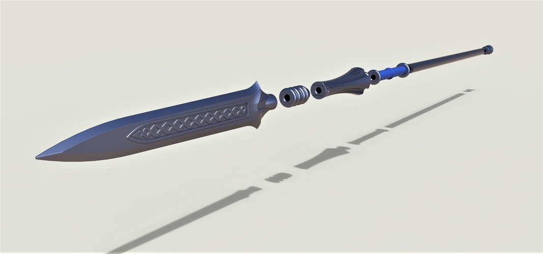 Spear from the game Fire Emblem Three Houses 3D Print 259593 Spear from the game Fire Emblem Three Houses 3D Print 259593