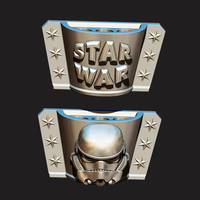 Small PENCIL HOLDER - Storm trooper - STAR WARS 3D Printing 260192