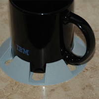 Small Mug Tilt Protection (customizable with OpenSCAD) 3D Printing 260297