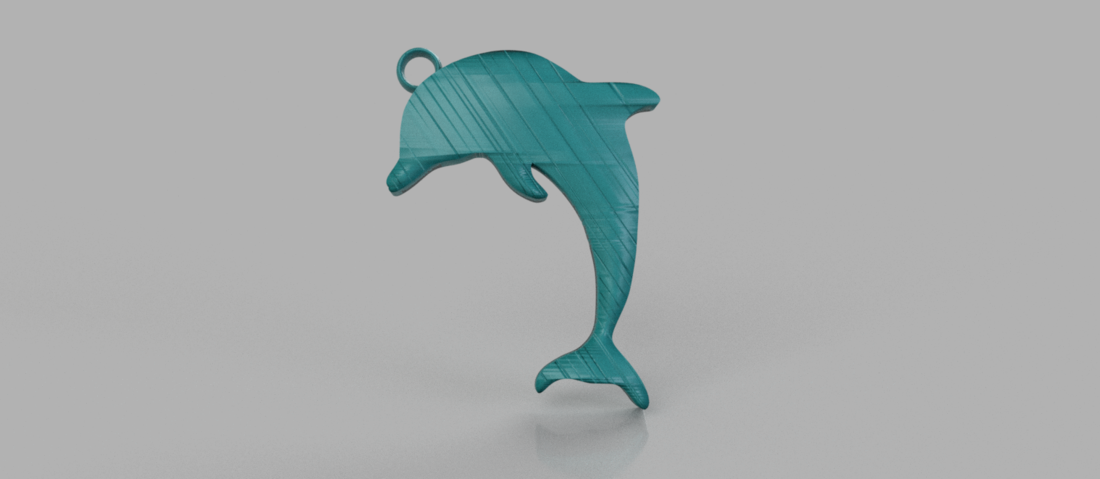 Dolphin earrings 3D Print 260464 Dolphin earrings 3D Print 260464