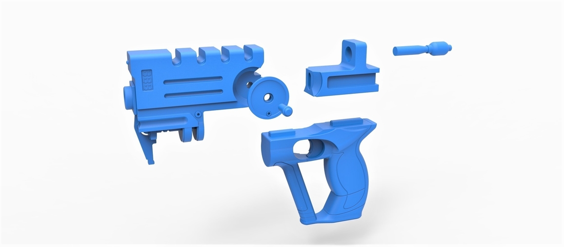 Blaster of Korben Dallas from movie The Fifth Element 3D Print 260535 Blaster of Korben Dallas from movie The Fifth Element 3D Print 260535