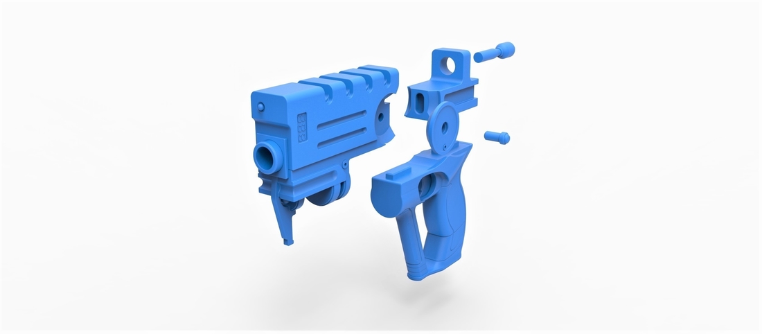 Blaster of Korben Dallas from movie The Fifth Element 3D Print 260536 Blaster of Korben Dallas from movie The Fifth Element 3D Print 260536